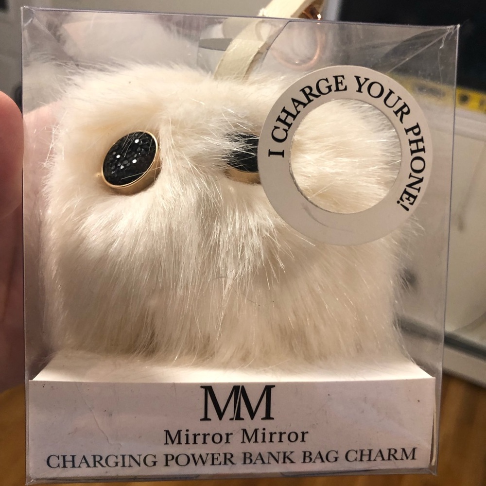 Phone charging bag charm